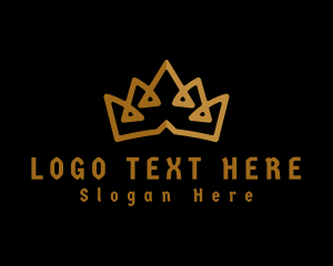 Gold Royalty Crown Logo