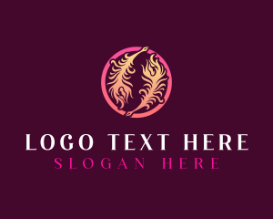 Feather - Mystical Quil Feather logo design