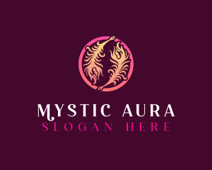 Mystical Quil Feather logo design