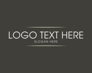 Line - Clean Geometric Business logo design