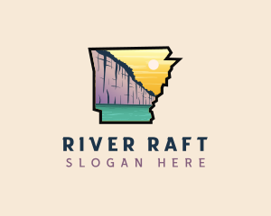 Arkansas Tour River logo design