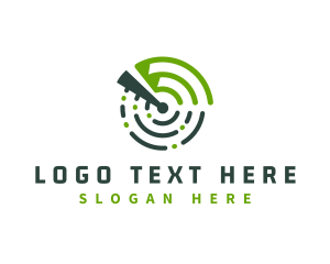 Wireless - Radar Signal Technology logo design