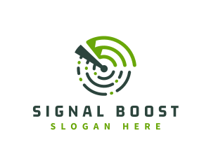 Radar Signal Technology logo design