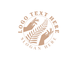 Leaf - Leaf Flower Hand logo design