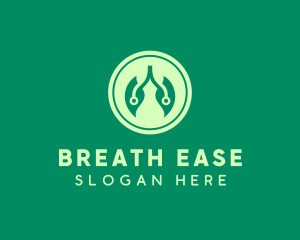 Natural Leaf Lungs logo design