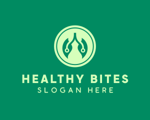 Natural Leaf Lungs logo design