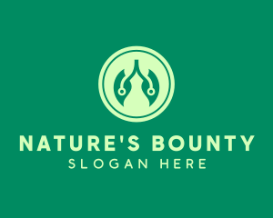 Natural Leaf Lungs logo design