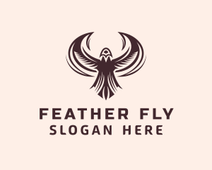 Flying Falcon Aviary logo design