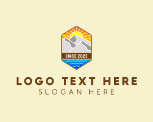 Outdoors - Outdoor Mountain Badge logo design