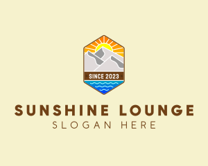 Outdoor Mountain Badge  logo design