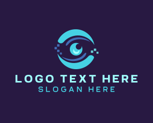 Startup - Digital Pixel Eye logo design