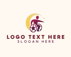 Humanitarian - Wheelchair Support Community logo design