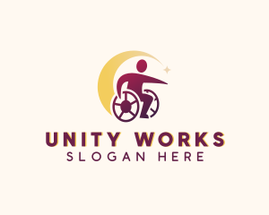 Wheelchair Support Community logo design