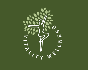 Woman Tree Wellness logo design