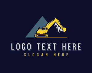 Demolition - Demolition Excavator Mining logo design