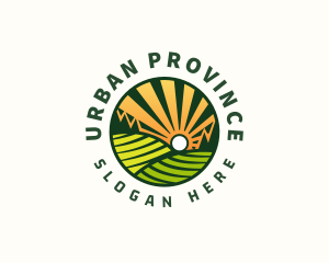 Province - Farm Countryside Field logo design