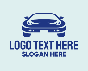 Autoparts - Blue Car Dealer logo design