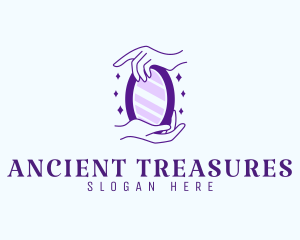 Elegant Hand Mirror logo design