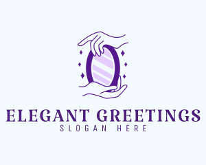 Elegant Hand Mirror logo design