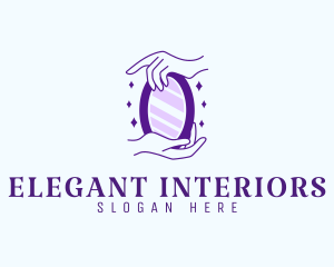 Elegant Hand Mirror logo design