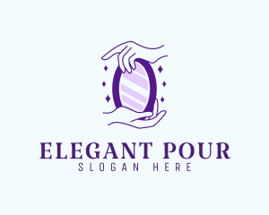 Elegant Hand Mirror logo design