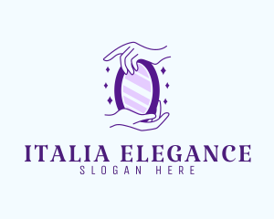 Elegant Hand Mirror logo design