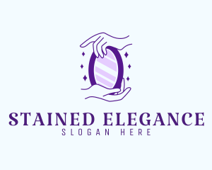 Elegant Hand Mirror logo design