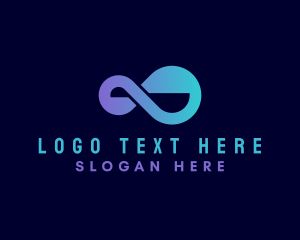 Crypto - Company Infinity Loop logo design