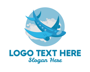 Attendant - Airplane Jet Flight logo design