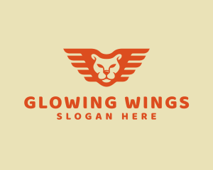 Winged Lioness Wildlife logo design