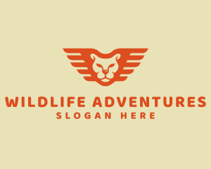 Madagascar - Winged Lioness Wildlife logo design
