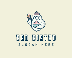 Yeti Ice Cream Bistro logo design