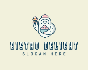 Yeti Ice Cream Bistro logo design