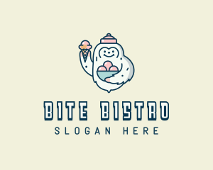 Yeti Ice Cream Bistro logo design