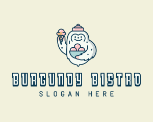 Yeti Ice Cream Bistro logo design