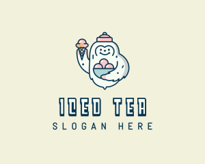 Yeti Ice Cream Bistro logo design