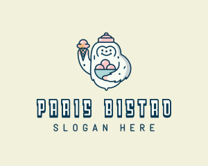 Yeti Ice Cream Bistro logo design