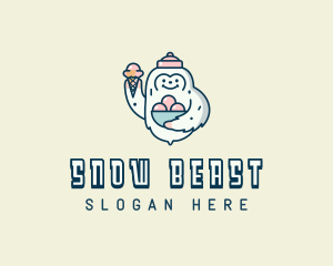 Yeti Ice Cream Bistro logo design