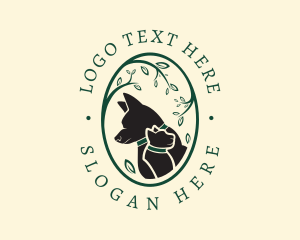 Bio - Cat Dog Pet Park logo design