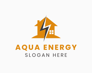 Lightning Energy House logo design