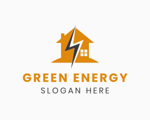 Lightning Energy House logo design