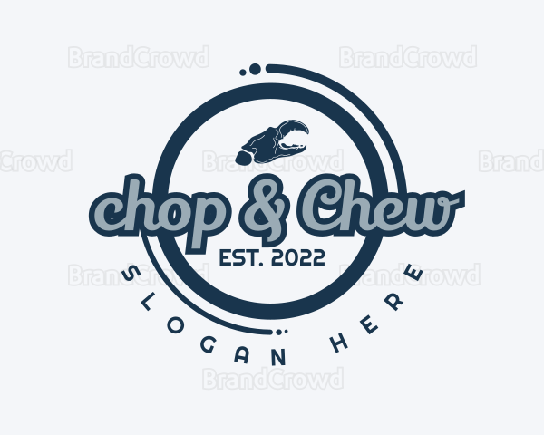 Crab Seafood Restaurant Logo