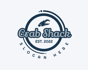 Crab Seafood Restaurant logo design