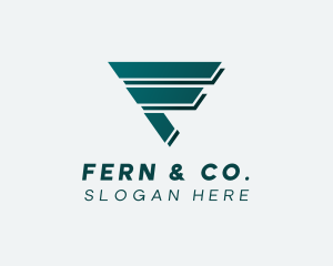 Business Consulting Letter F logo design