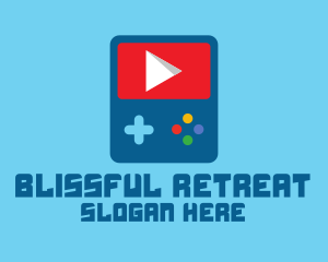 Play Button - Esports Gaming Vlogger logo design