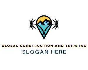 Tourist - Island Getaway Travel logo design