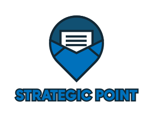 Positioning - Blue Mail Navigation logo design