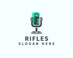 Podcast Media Mic Logo