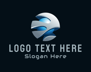 Cyber - Cyber Gaming Globe logo design
