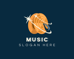 Cymbals Musical Instrument logo design